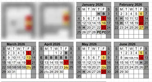 2nd semester Friday rotation picture