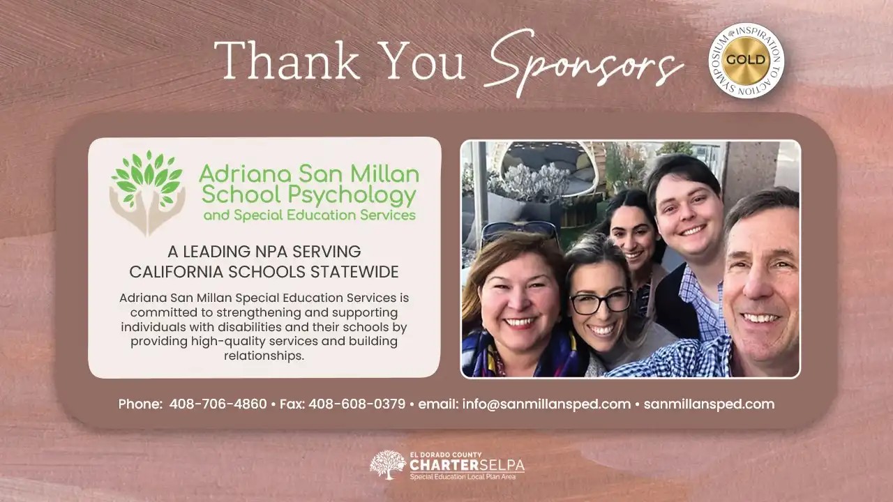 2025 Gold Sponsor - Adriana San Millan School Psychology