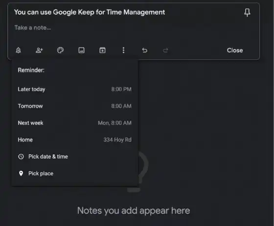 Transcribe notes from graphics