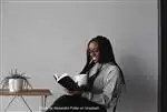 girl reading book