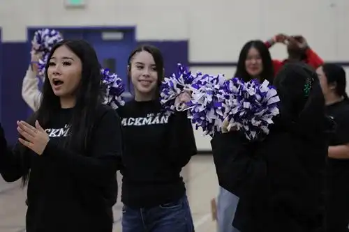 Showing school spirit