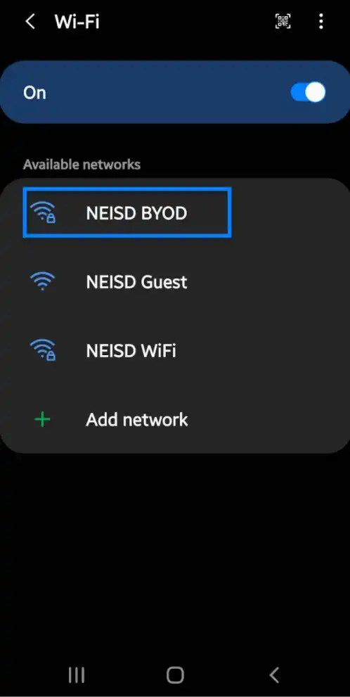 How to connect to BYOD
