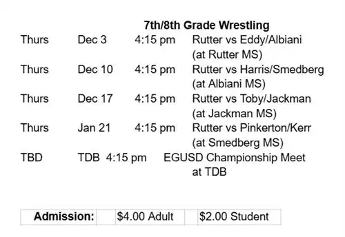 Schedule