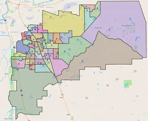 School Boundary Site Locator Map