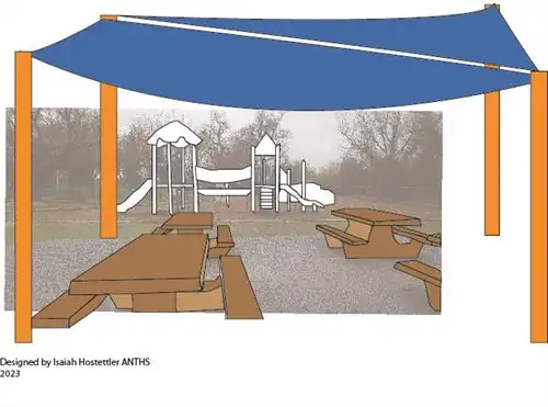 rendering of park structure design