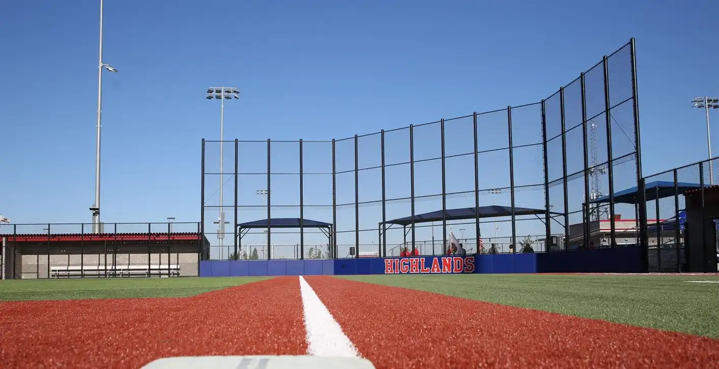 Twin rivers usd turf baseball field.