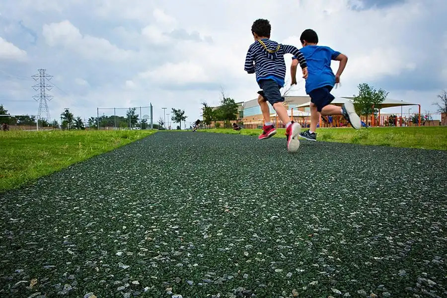Sample Elementary School Walking Track 