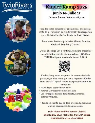 Kinder Kamp Spanish Flier