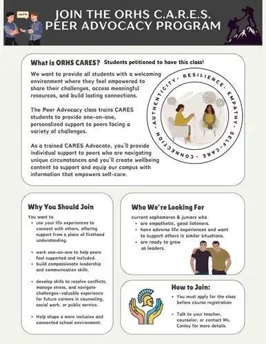 CARES Peer Advocacy Flyer