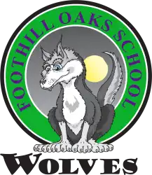 foothill oaks wolves school logo.