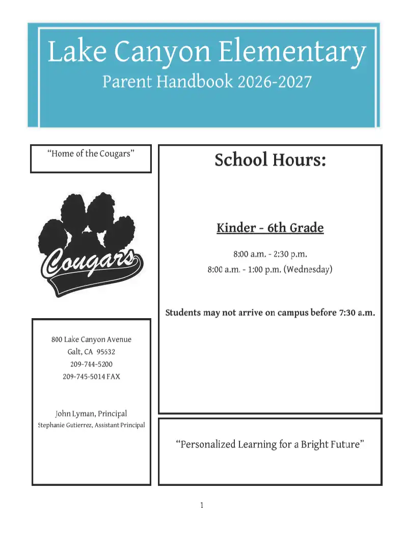 Parent Handbook 26-27