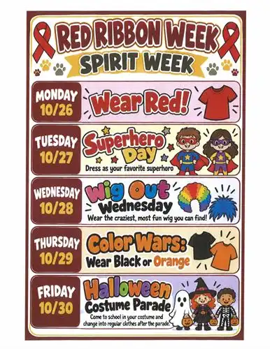 Red Ribbon Daily activities