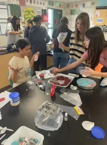 Baking in class
