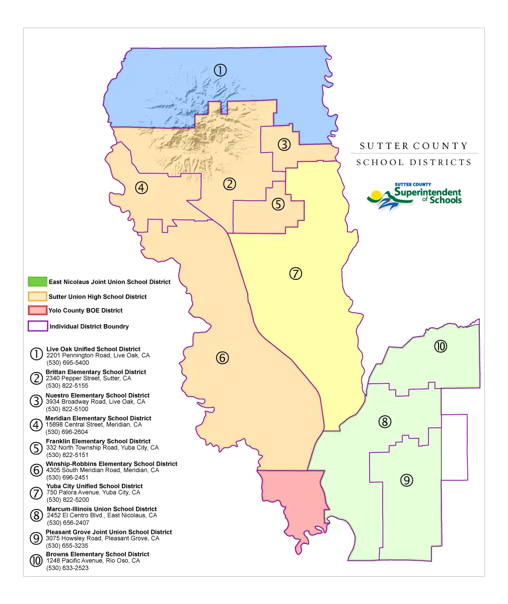 Map of our district boundaries