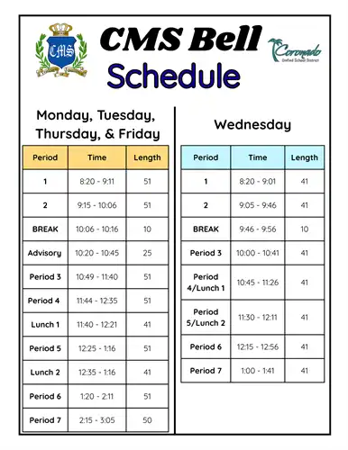 Bell Schedule