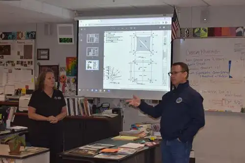 Mayor talks to students