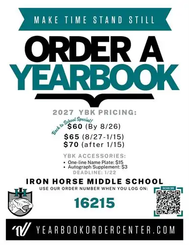 Yearbook Order 2027