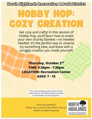 Youth Hoppy Hop: Cozy flyer