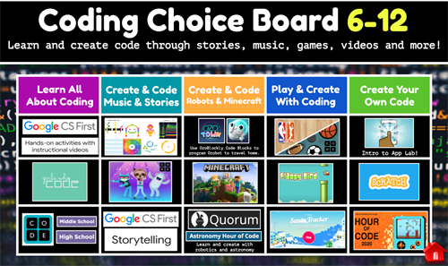coding choice board logo