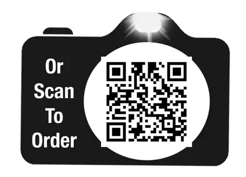 scan to order QR code